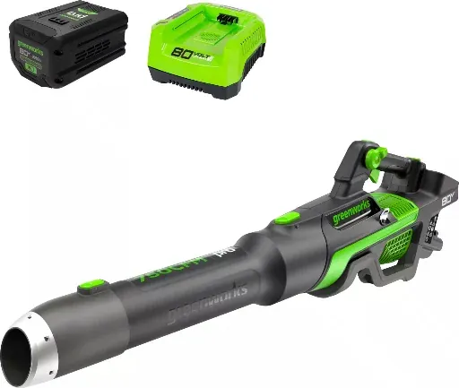 Greenworks 80-Volt 750 CFM Cordless Handheld Blower with 2.5Ah Battery