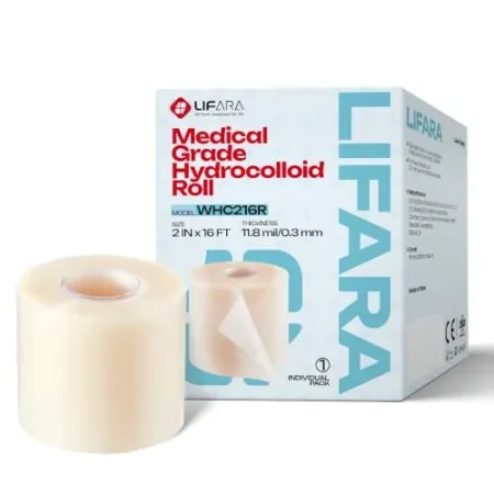 LIFARA 2" x 16' 0.3mm Medical Hydrocolloid Bandage Roll