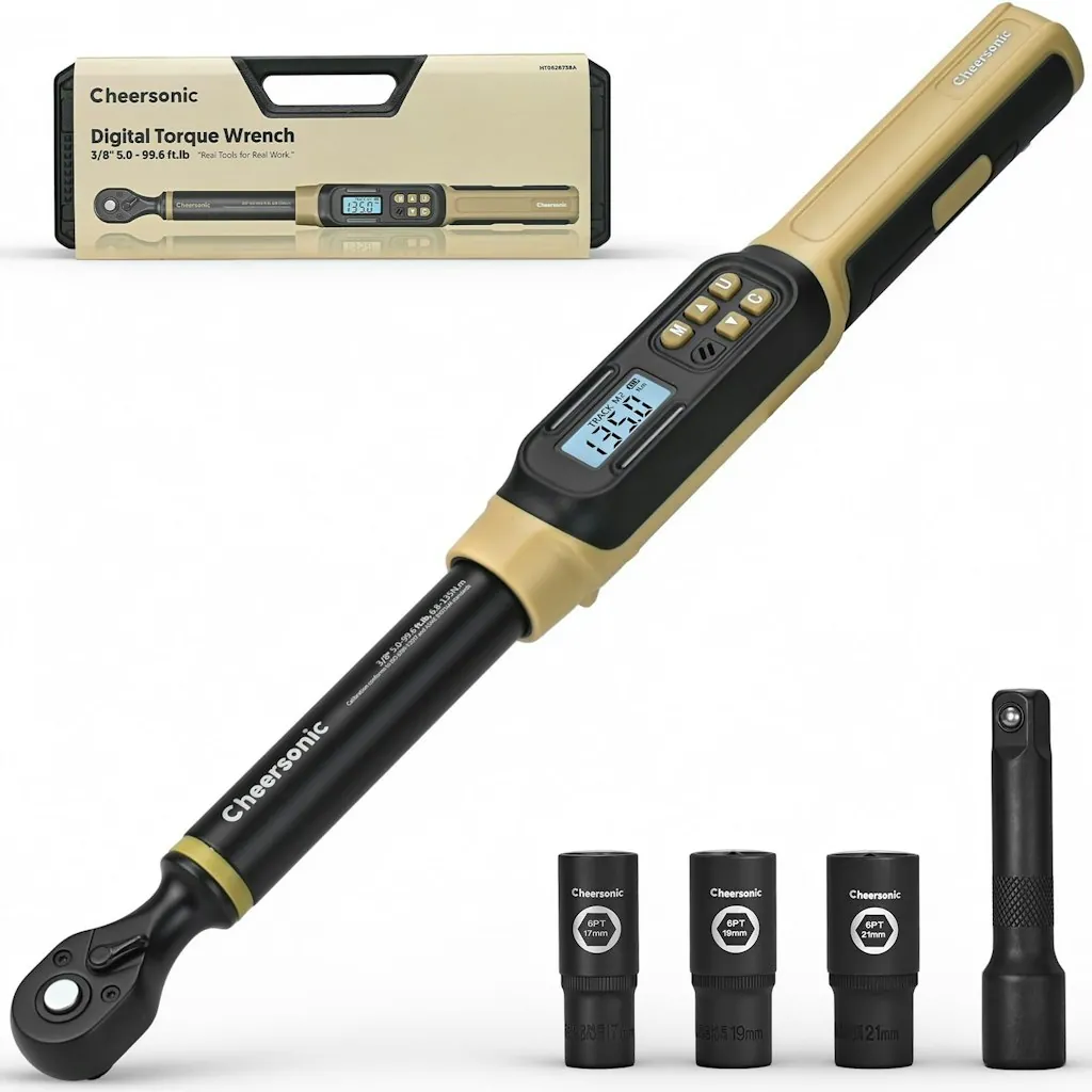 Cheersonic 3/8" Digital Torque Wrench Set