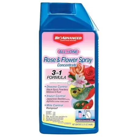 32oz BioAdvanced All-in-One Rose and Flower Plant Care Concentrate