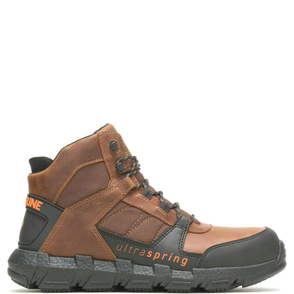 Wolverine Men's Rev UltraSpring DuraShocks Vent CarbonMax Work Boot