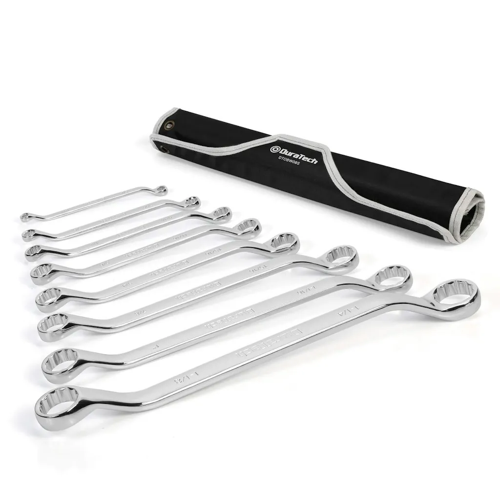 DuraTech 50-Degree Offset 12-Point SAE 8-Piece Wrench Set