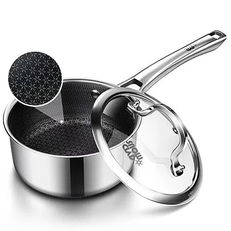 SNOWCLAD 1.5 Quart Hybrid Nonstick Saucepan w/ Lid