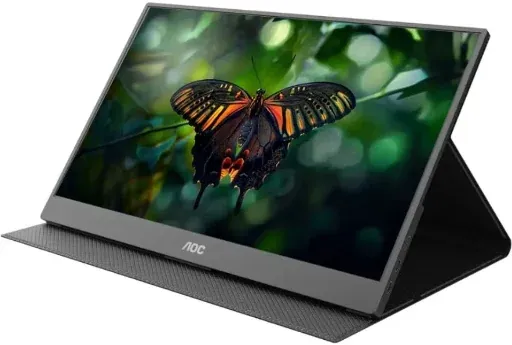 AOC 15.6" Viewable Portable Monitor Built-in Speakers
