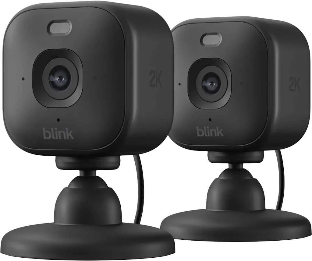 Blink Mini 2K+ Compact Security Camera 2-Pack