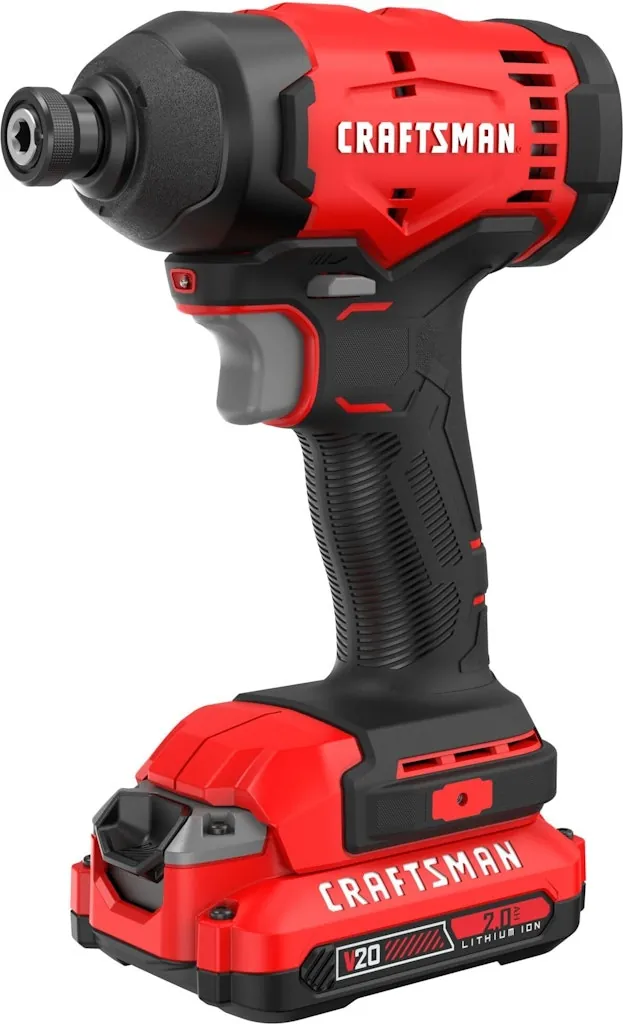 Craftsman Cordless 1/4" Impact Driver Kit