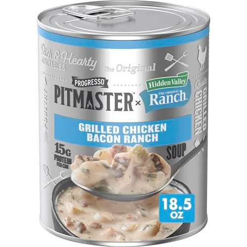 Progresso x Hidden Valley Ranch Grilled Chicken Bacon Ranch Soup 18.5 oz