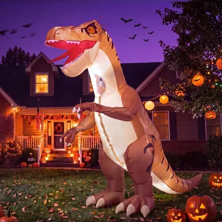 Minetom LED Inflatable T-Rex Dinosaur Halloween Costume
