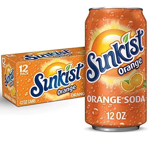 Sunkist Orange Soda 12oz Cans 12-Packs