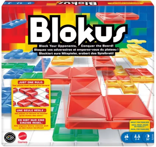 Blokus Strategy Board Game with Colorful Pieces