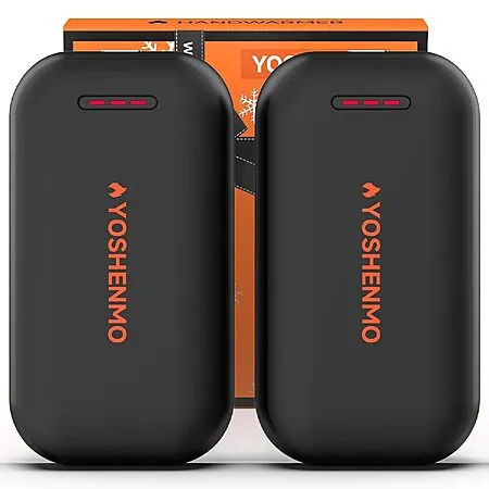 Prime: 2-Pk YOSHENMO Rechargeable USB-C Electric Hand Warmers w/ 3 Heat Settings
