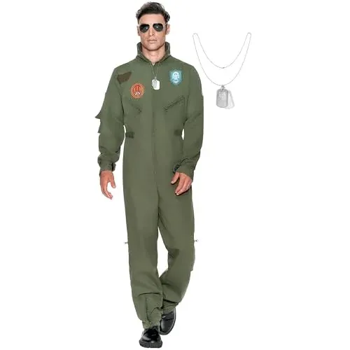 Fighter Pilot Jumpsuit Costume