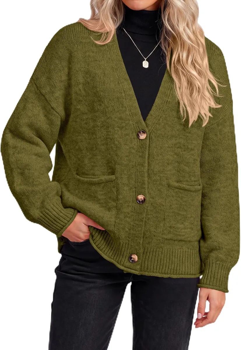 DOWERME Chunky Cropped Cardigan