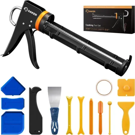 11-Piece Saker Caulk Gun Kit
