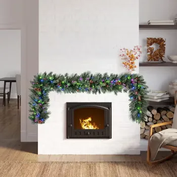 9′ Pre-Lit Radiant Micro LED Garland