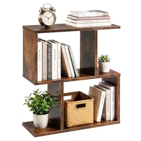 GIANTEX 3-Tier Geometric Bookshelf