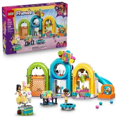 LEGO Friends Fun Indoor Playground Building Toy (42686) 668-Pc