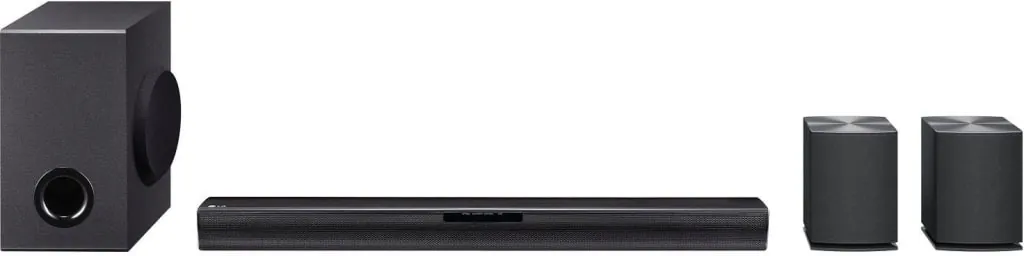 LG 4.1-Ch. Sound Bar w/ Wireless Subwoofer & Rear Speakers