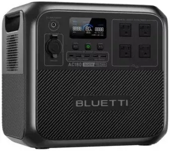 BLUETTI AC180 Portable Power Station w/200W Solar Panel Kit 1152Wh