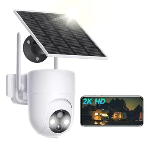 LIWAN Solar Security Camera Outdoor Wireless 2.4G WiFi