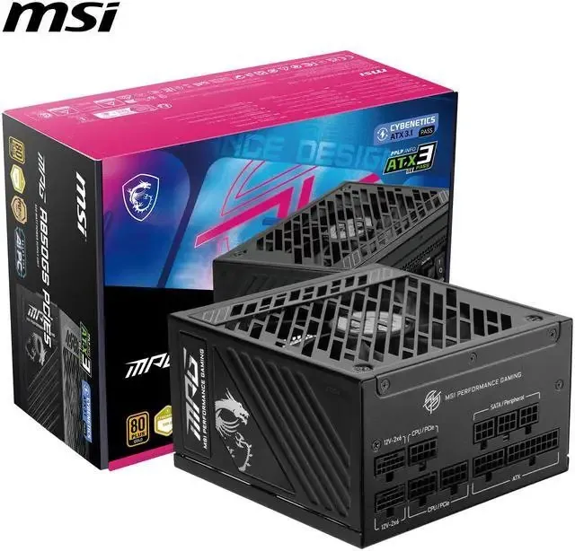 MSI MPG A850GS PCIE5 850W Fully Modular 80+ Gold Power Supply
