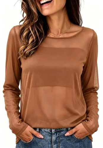 Fall Mesh Tops