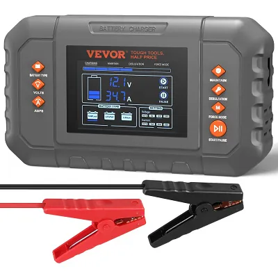 VEVOR 35A Smart Battery Charger for LiFePO4 & Lead-Acid Batteries