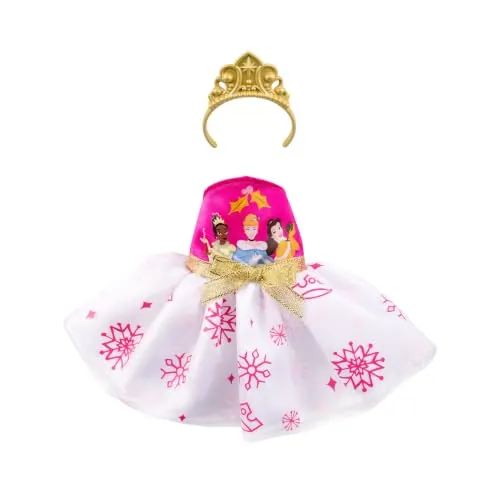 Elf on the Shelf Disney Princess Pretty in Pink Party Dress