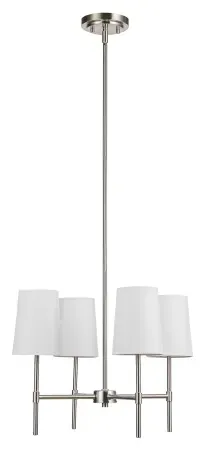 Better Homes & Gardens 4-Light Chandelier w/ Shade & Bulbs