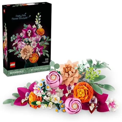 LEGO Botanicals Pretty Pink Flower Bouquet