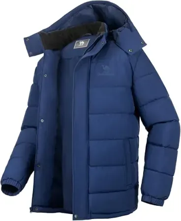 CAMELSPORTS Men's Winter Parka with Detachable Hood