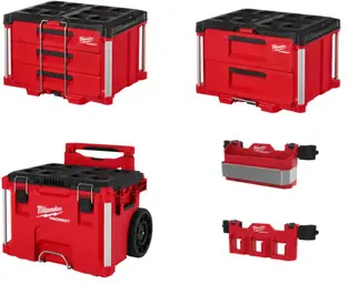 Packout Rolling Tool Box 5PC Stack