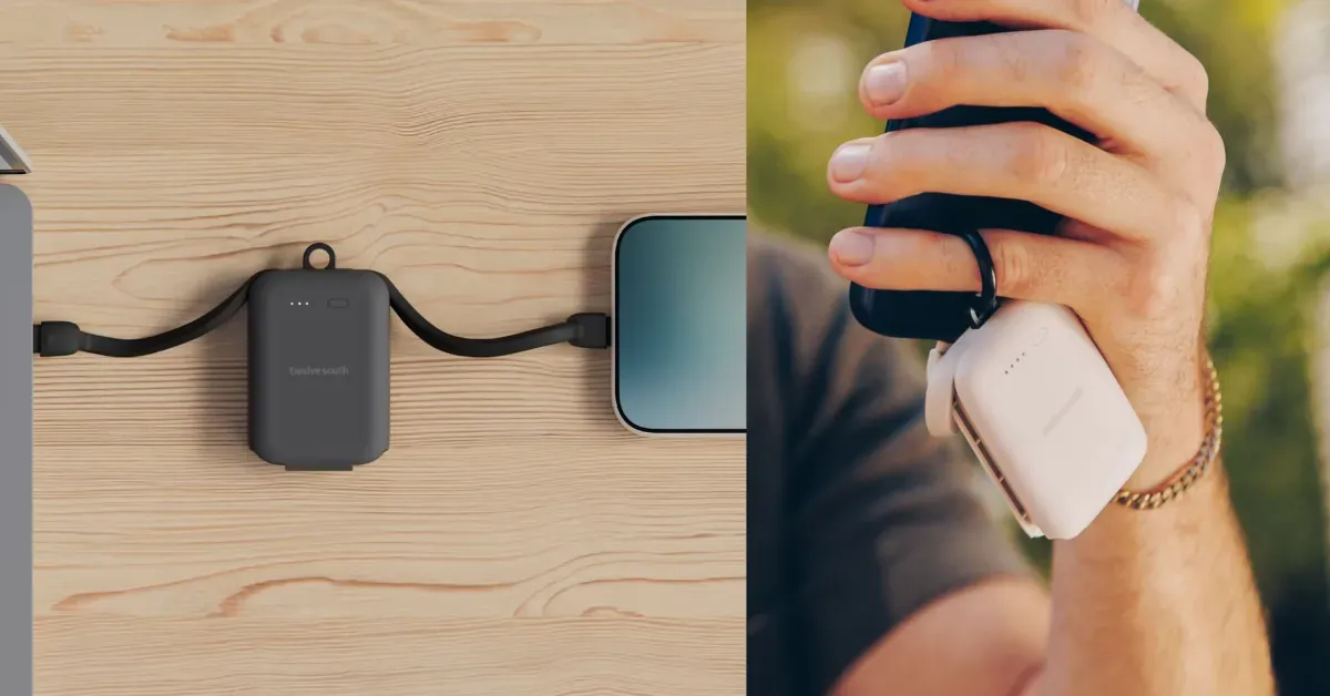 Twelve South’s 2026 keychain-sized PowerClip Mini power bank hits