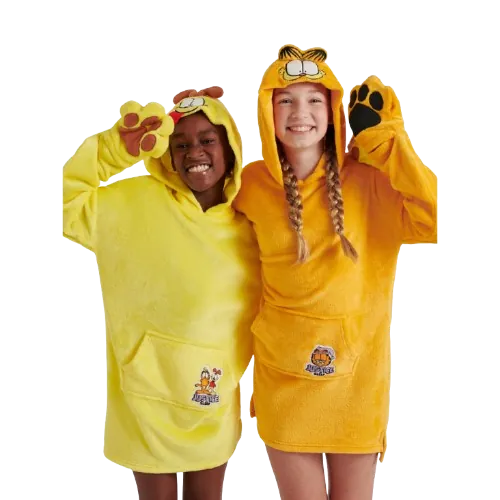 Justice Girls' Garfield or Odie Hooded Sleeper