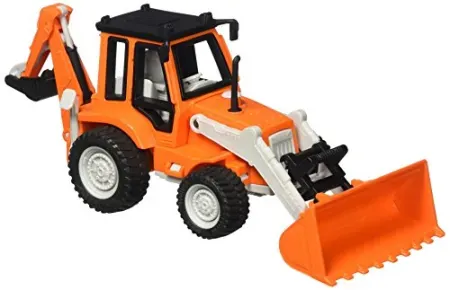 Driven by Battat7-Inch Backhoe Loader Toy w/ Lights, Sounds
