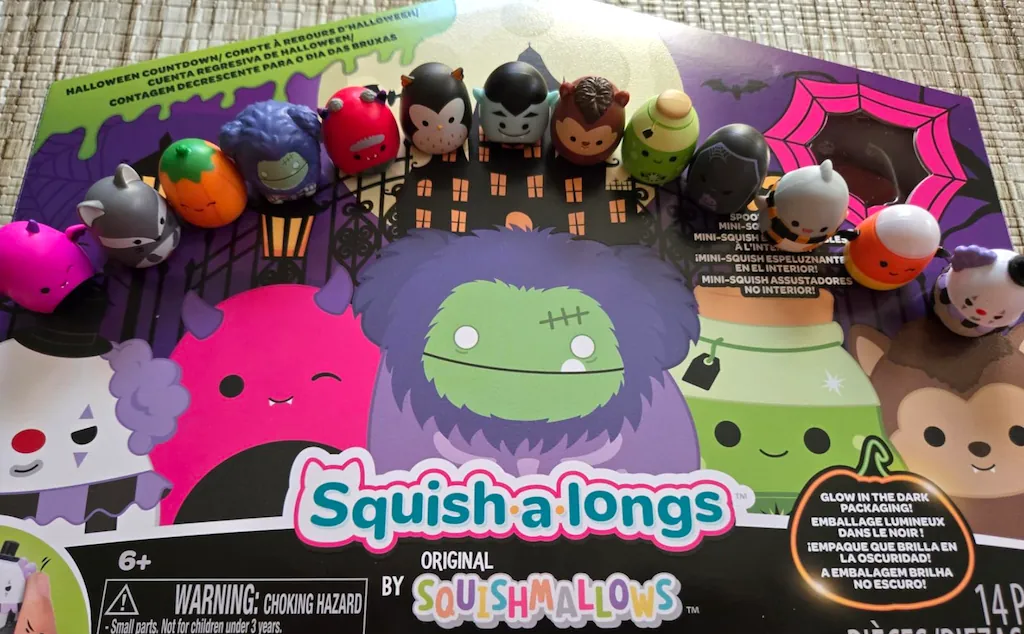 Squishmallows Squish-a-longs Halloween Countdown Calendar