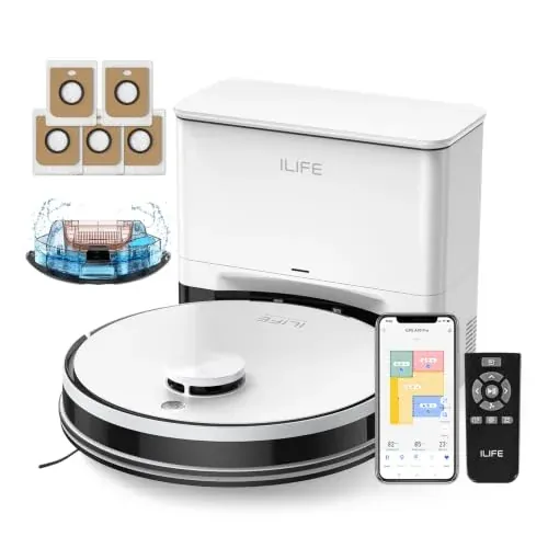 ILIFE A30 Pro Robot Vacuum & Mop w/ Self-Empty Base
