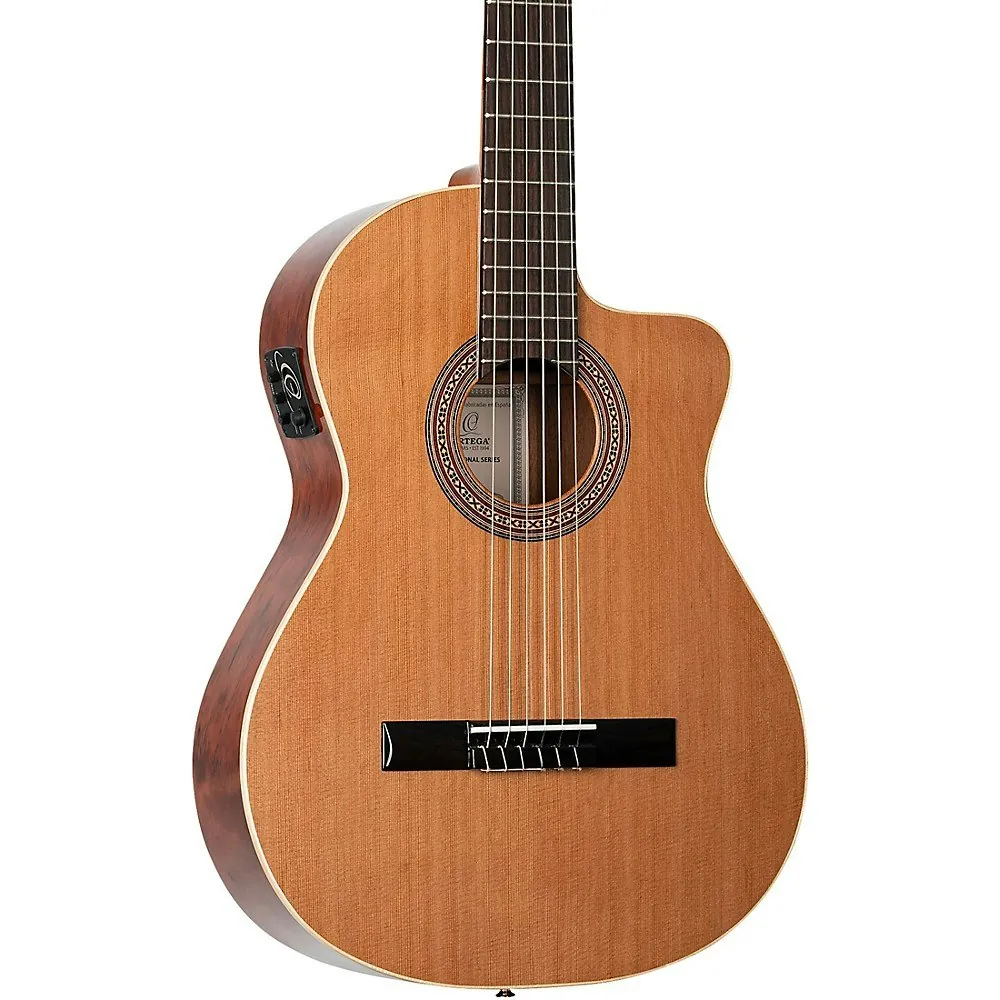 Ortega Traditional Series Thinline Acoustic-Electric Classical Guitar