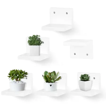 Set-of-6 NIUBEST Small Floating Shelf Set