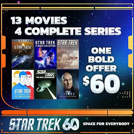 Star Trek 60 Bundle: 13 Movies + 4 Complete Series (Digital UHD/HD)