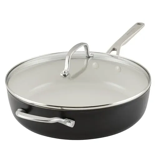 KitchenAid 5-Qt Hard Anodized Ceramic Nonstick Saute Pan w/ Lid
