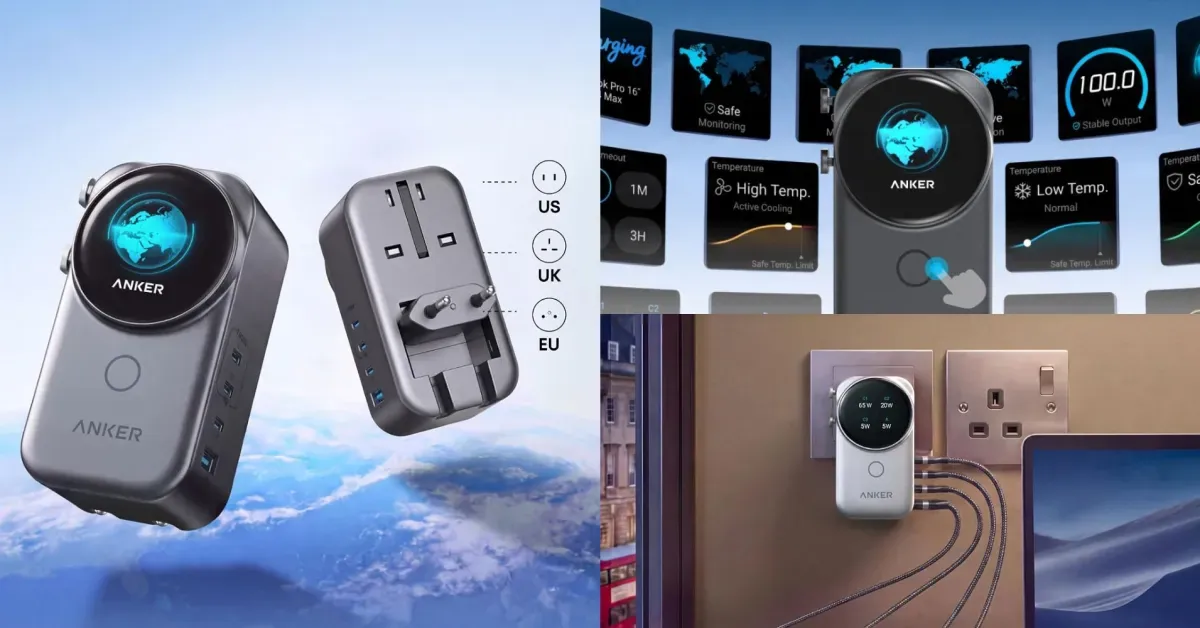 All-new Anker 4-in-1 100W Universal Smart Display charger now up for grabs – works in ‘200+ countries and regions’