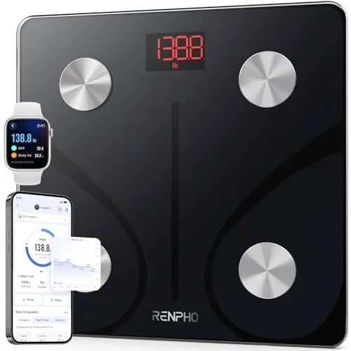 RENPHO Smart Scale for Body Weight, BMI & Body Fat, 13 Metrics, Elis 1