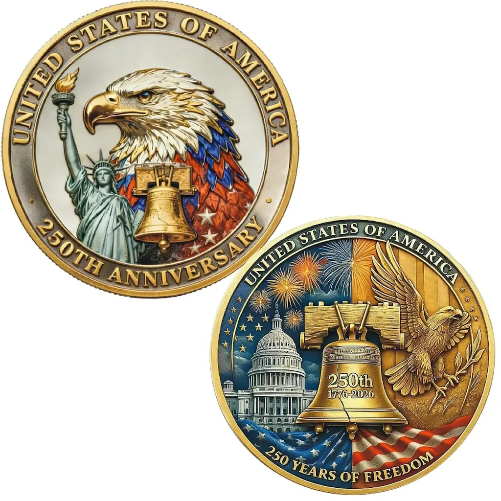 America 250th Anniversary Commemorative Coin
