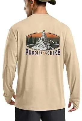 Pudolla Men’s UPF 50+ Sun Shirts