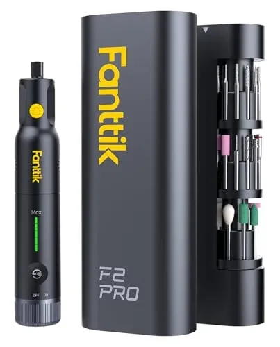 Fanttik F2 PRO Cordless Rotary Tool Kit (25,000 RPM and 55 Accessories)