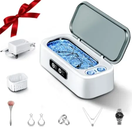 SUNPOW Ultrasonic Jewelry Cleaner Machine w/ Dual Chambers
