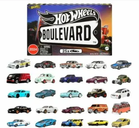 Hot Wheels Boulevard 25-Car Factory Set (2024 Edition)