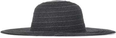 Time and Tru Women's Floppy Sun Hat Wide Brim Paper (White or Black)