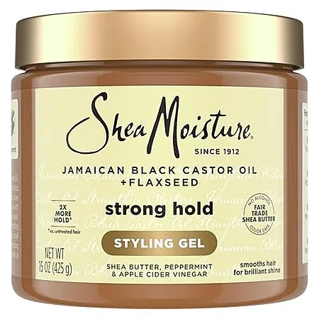 Prime Members: 15-Oz SheaMoisture Strong Hold Styling Gel (Castor Oil + Flaxseed)